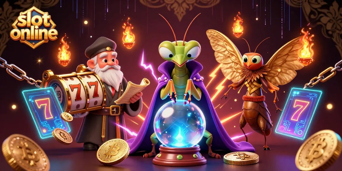 Menangkan permainan slot online yang menarik dengan karakter mistis dan simbol keberuntungan.