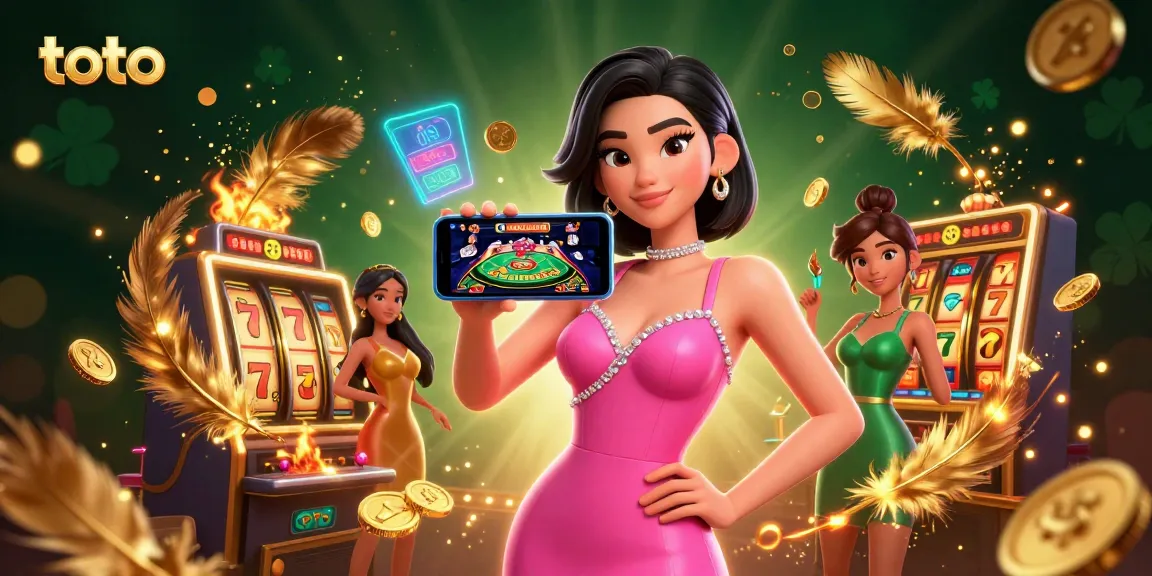 Players connect with exciting gaming action at toto slots, showcasing vibrant 3D casino elements.