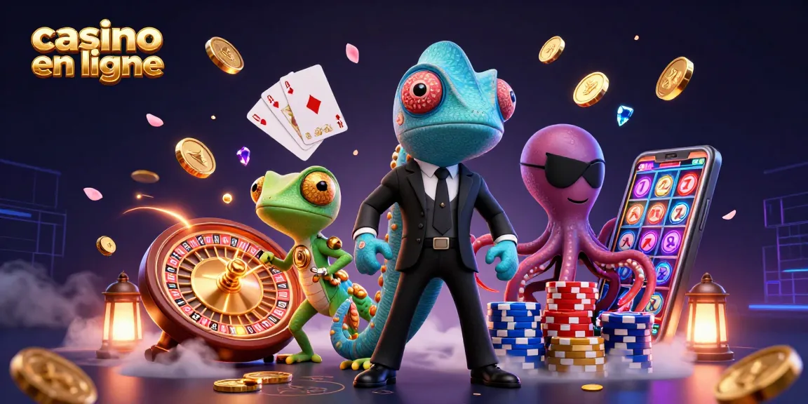 Jouez au casino en ligne avec des personnages dynamiques dans un monde brillant rempli de gains