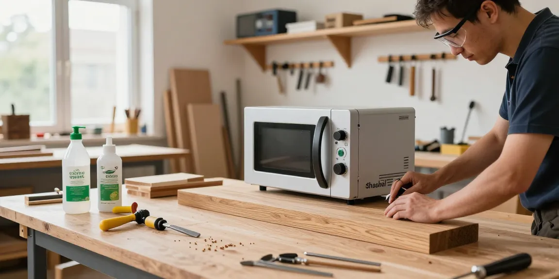 Eliminate woodworms with SHASHEL® microwave equipment in a modern workshop