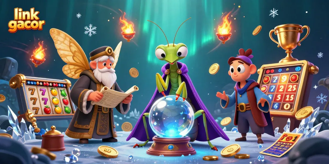 Spin and win at link gacor with vibrant slot reels and mystical characters enhancing your gaming experience.