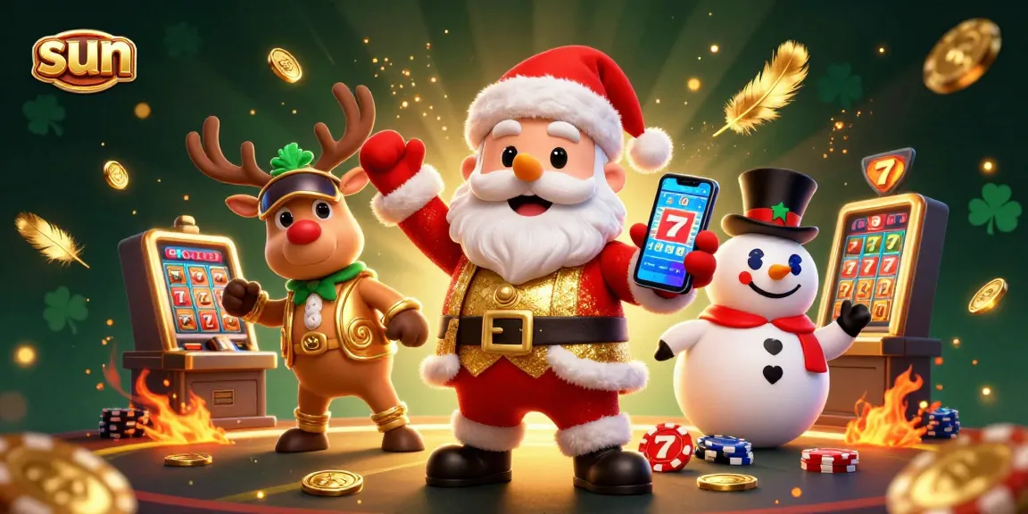 Spin the slots with sun-inspired characters in an engaging 3D casino scene full of fun.
