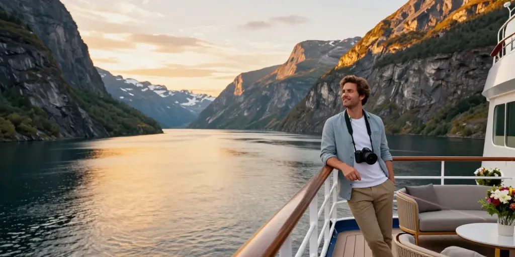 Experience the beauty of luxury canada cruises with stunning fjord views.