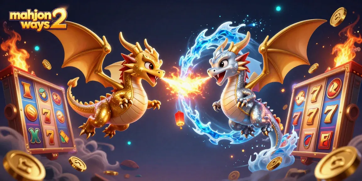 Experience excitement with mahjong ways 2 featuring dragons and vibrant slot elements.
