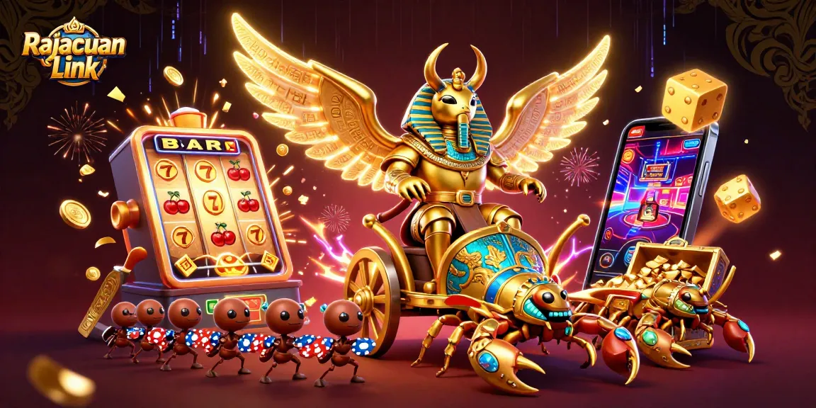 Menangkan hadiah besar dengan Rajacuan Link, mesin slot yang meledak dengan koin dan simbol keberuntungan!