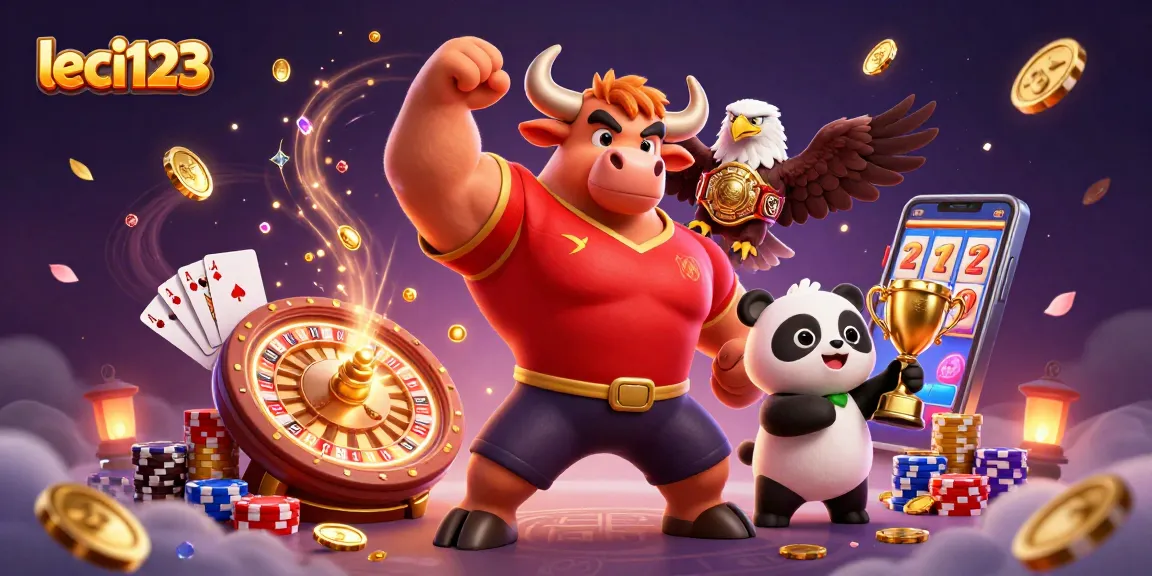 Win exciting jackpots at leci123 with vibrant slots and dynamic gaming elements featuring bold characters and action!