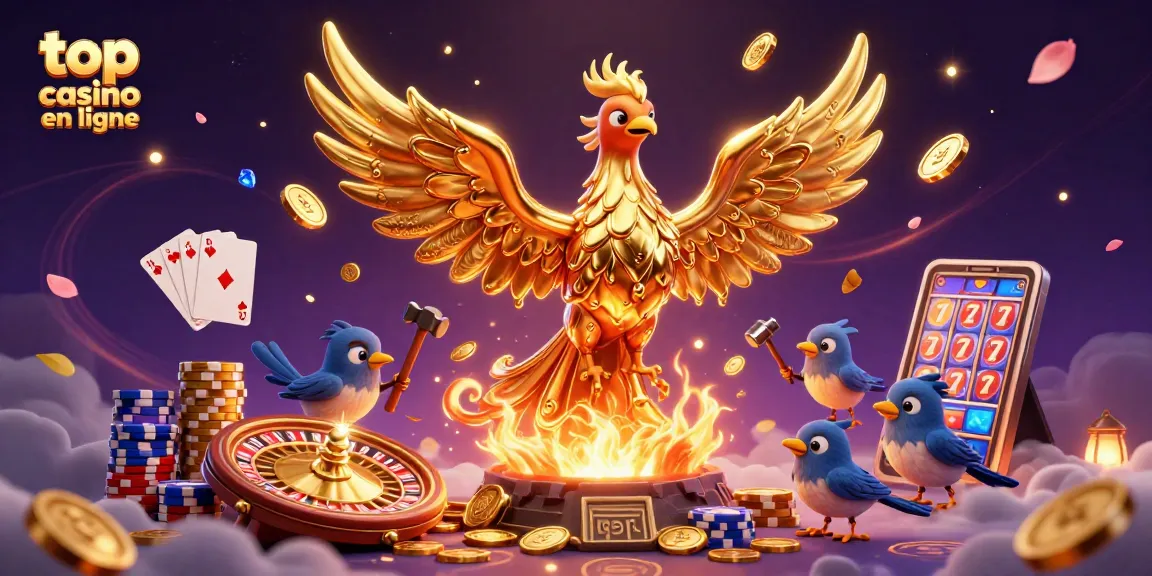 Découvrez des jeux au top casino en ligne avec cette illustration captivante