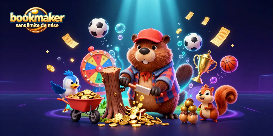 Pariez avec un bookmaker sans limite de mise, des personnages amusants et des éléments de jeux dynamiques.