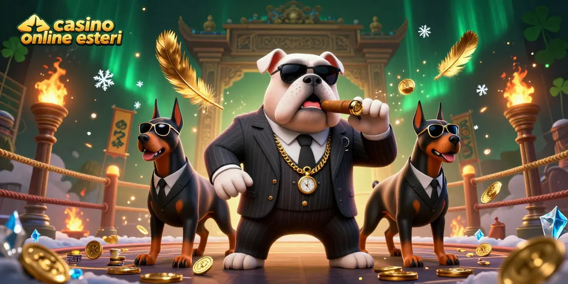 Scopri il chip bonus ai casino online esteri mentre il bulldog mafioso e i suoi scagnozzi si preparano a vincere.