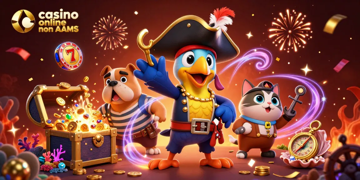 Interagisci con la vibrante scena dei casino online non AAMS piena di emozione e elementi di gioco.