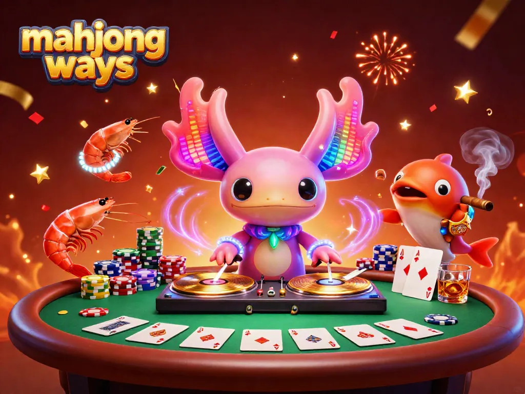 Experience thrilling action in Mahjong Ways with vibrant characters and dynamic casino elements.