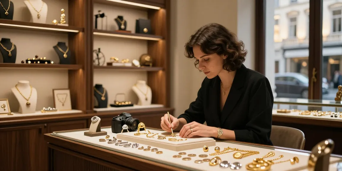 Estimation gratuite et achat d'or à Bruxelles - Expert évaluant des bijoux précieux