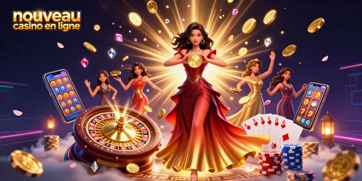 Vivez l'excitation dans un nouveau casino en ligne avec un gameplay vibrant, mettant en avant des personnages époustouflants et des éléments de casino dynamiques.