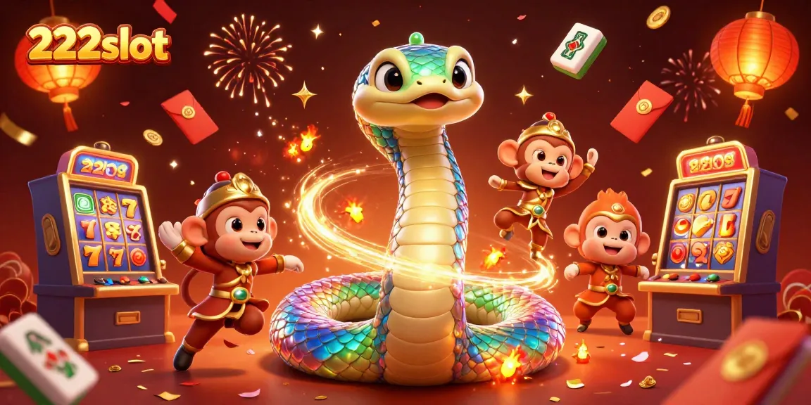 Menangkan peluang bermain slot di 222slot dengan ilustrasi kasino yang menarik dan penuh warna.