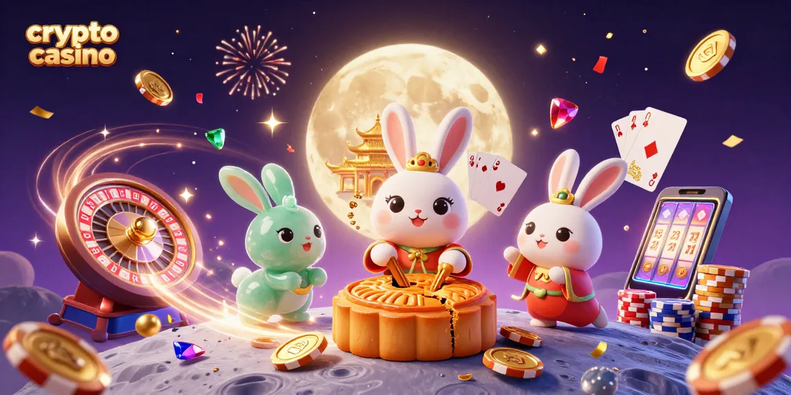 Jouer sur un crypto casino avec des machines à sous et des jetons colorés, profitant d'une ambiance festive.