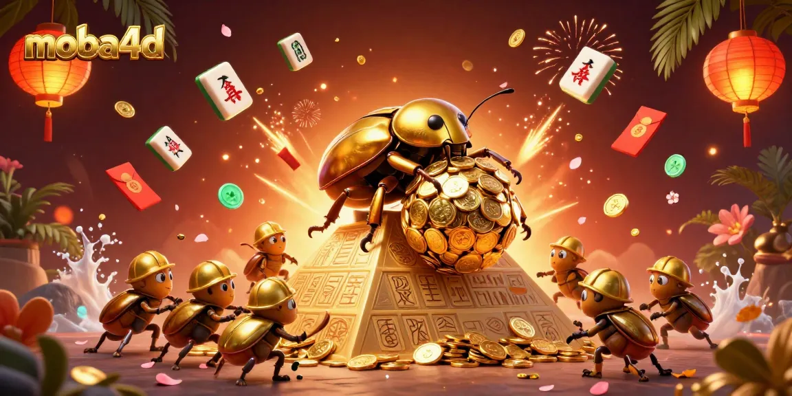 Engage with moba4d's vibrant gaming experience featuring golden coins and dynamic gambling elements.