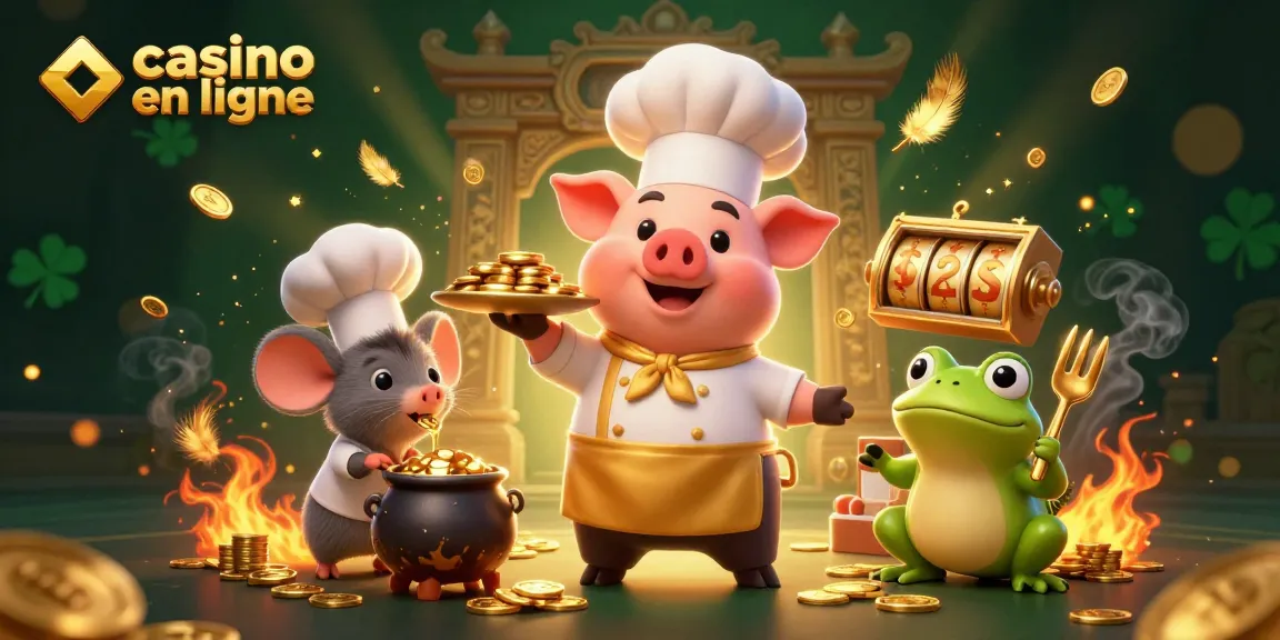 Gagnez en jouant au casino en ligne avec des pièces d'or et un pot d'or fondu.
