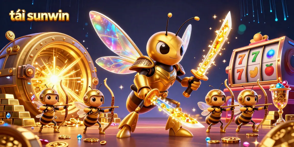 Exciting gameplay experience tải sunwin by showcasing a vibrant 3D casino scene filled with treasures and dynamic gaming elements.