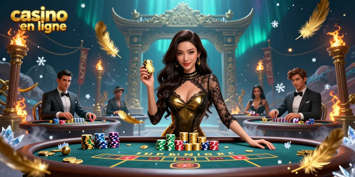 Participez à une expérience VIP exclusive dans un casino en ligne avec des visuels époustouflants et des actions à enjeux élevés.
