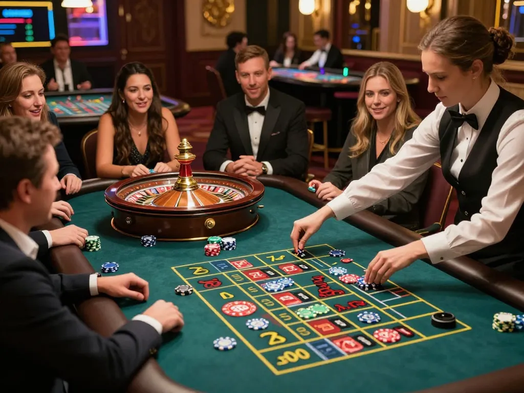 Experience thrilling gameplay at gamebaidoithuong8's roulette table with players placing bets