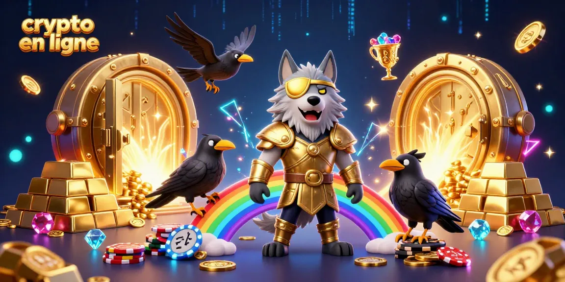 Plongez dans l'univers vibrant des jeux avec ce crypto casino en ligne illustré, rempli de joyaux et d'énergie.