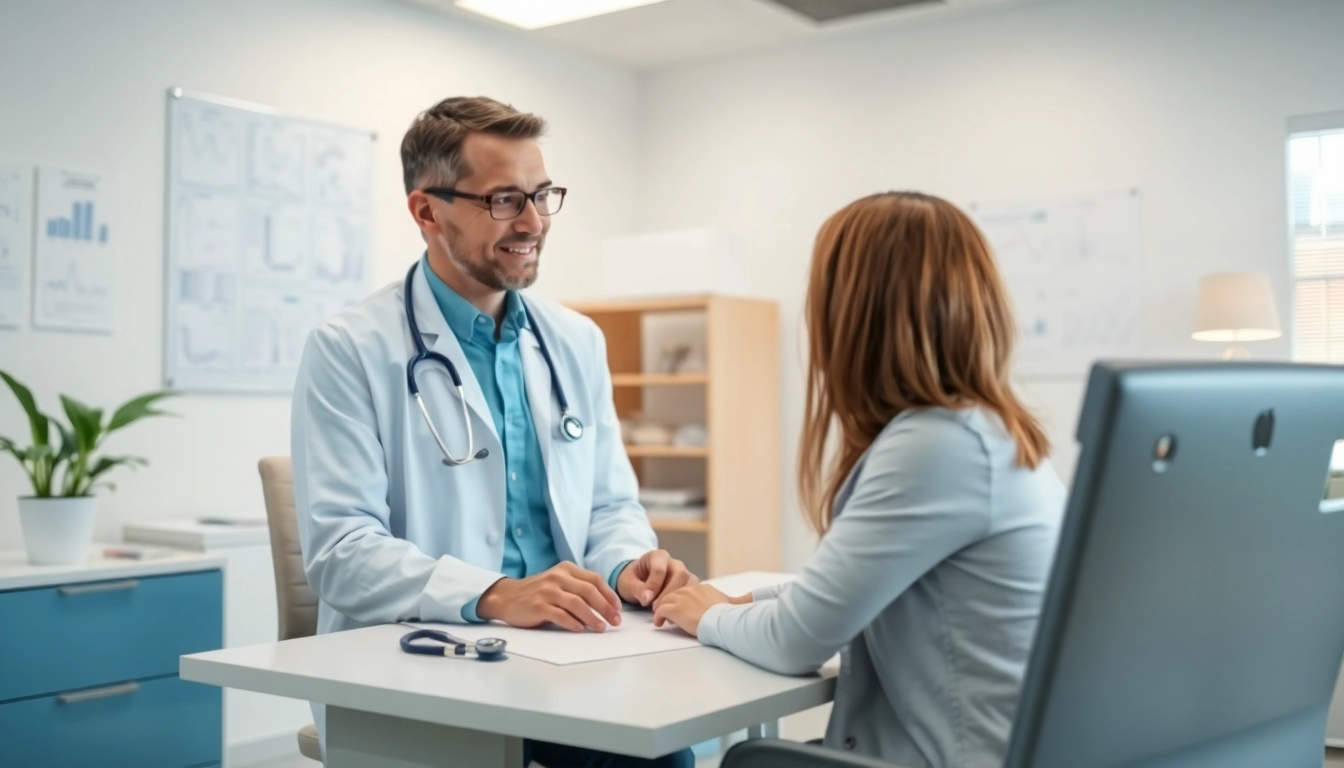 Engaging private health assessment Sydney with healthcare professional assisting a patient.