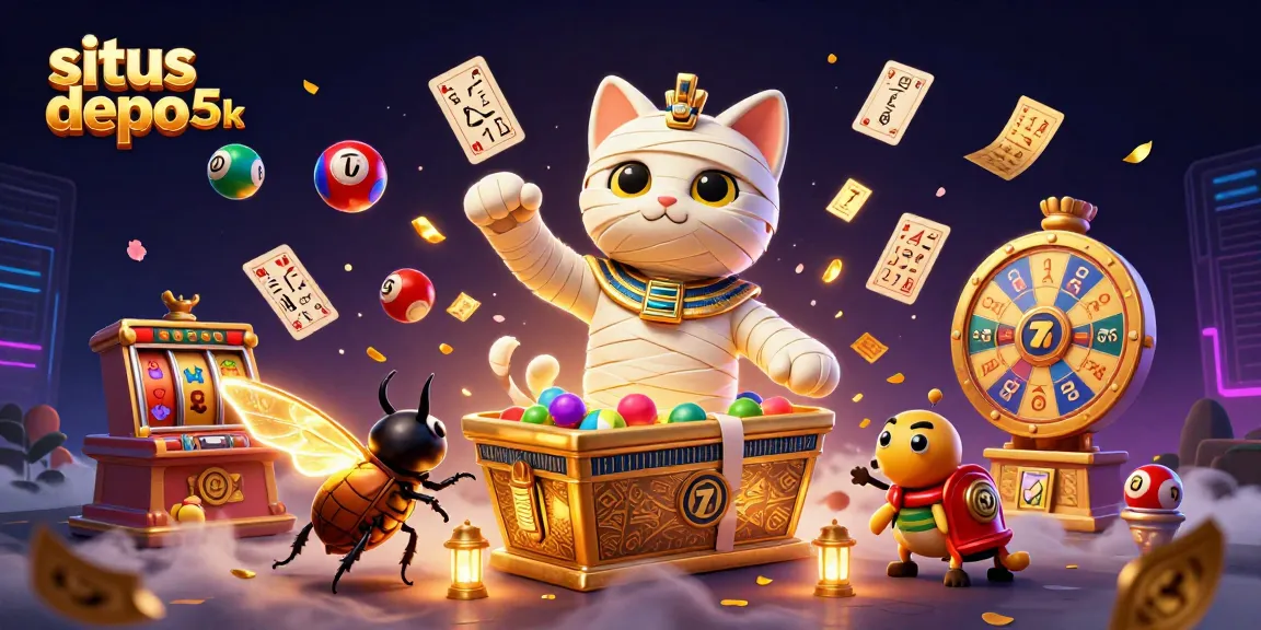 Slot depo 5k memikat dengan kucing mumi dan simbol keberuntungan dalam permainan slot