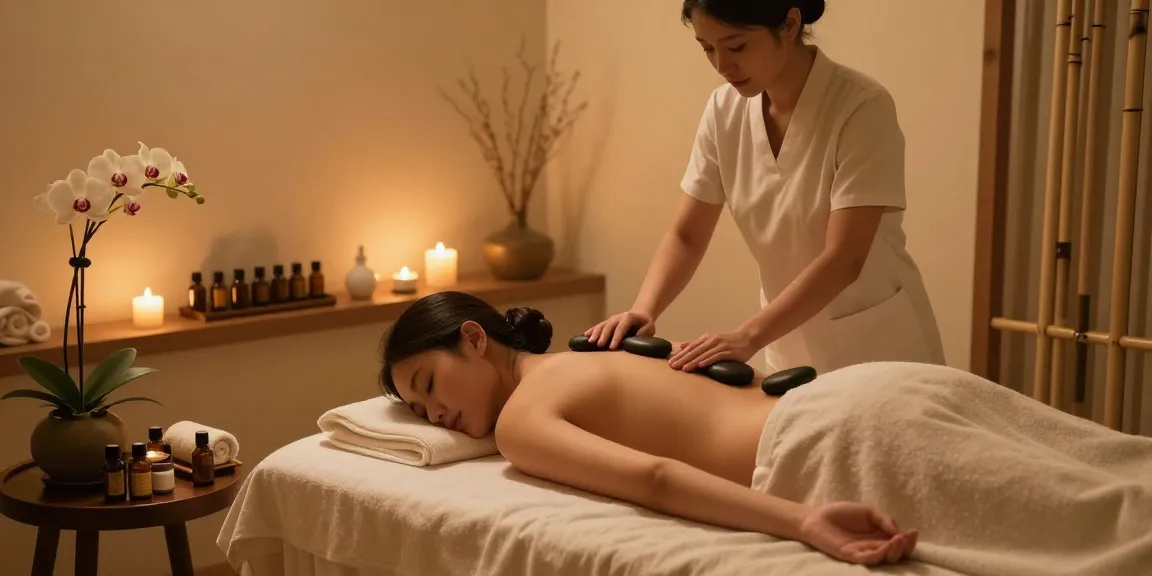 다낭 가라오케의 럭셔리한 스파 트리트먼트와 마사지 치료 분위기