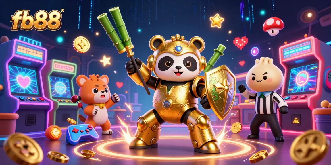 Engage with fb88's vibrant online gaming experience through dynamic casino-themed illustration.