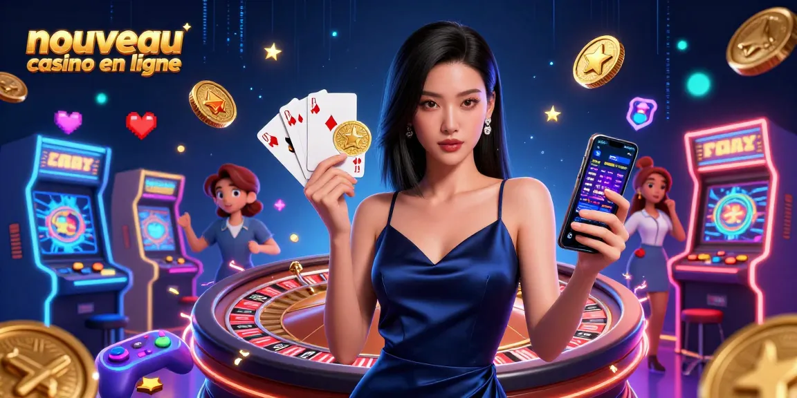 Vivez l'excitation du nouveau casino en ligne avec des personnages dynamiques et des éléments de jeu vibrants.