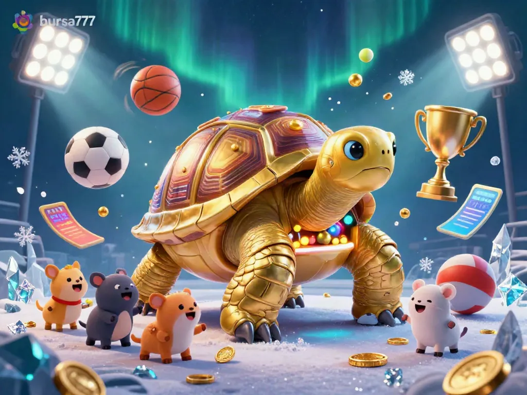 Permainan slot seru di Bursa777 dengan pengalaman jackpot menarik di tengah karakter kartun yang menghibur.