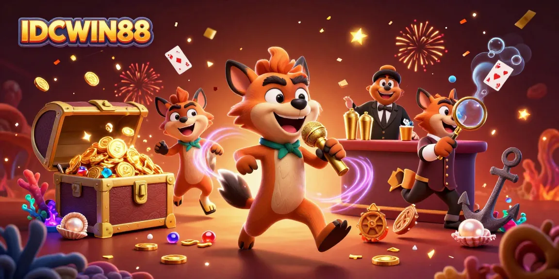 Engage in thrilling gameplay at IDCWIN88 with lively hyenas in a dynamic casino setting.