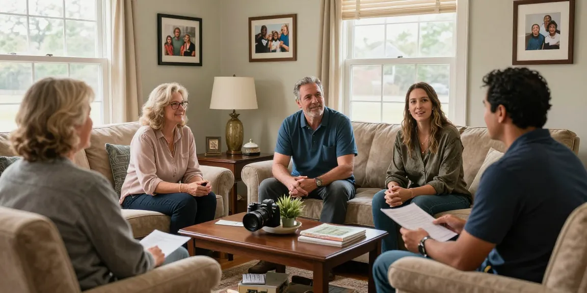 Trusted home buyers in Johnson City Tennessee consulting with local homeowners in a welcoming setting.