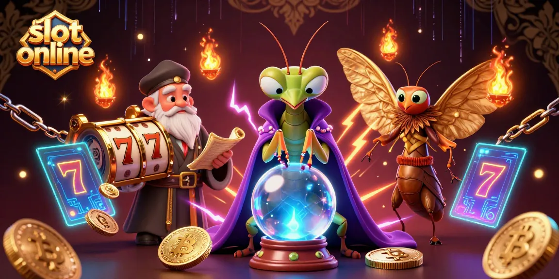 Menangkan permainan slot online yang menarik dengan karakter mistis dan simbol keberuntungan.
