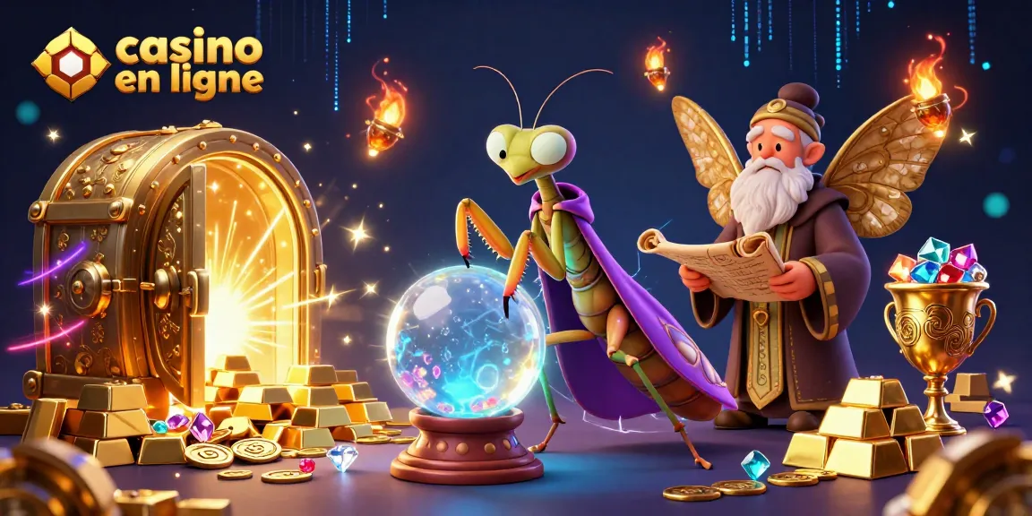 Profitez des jeux de casino en ligne avec cette illustration dynamique et colorée
