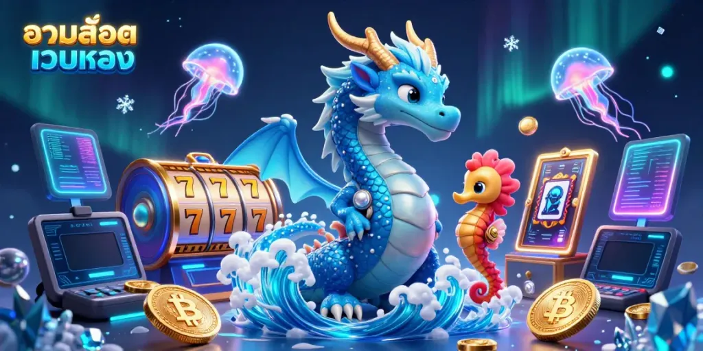 Engage with รวมสล็อตเว็บตรง by observing enchanting slot reels among magical underwater characters