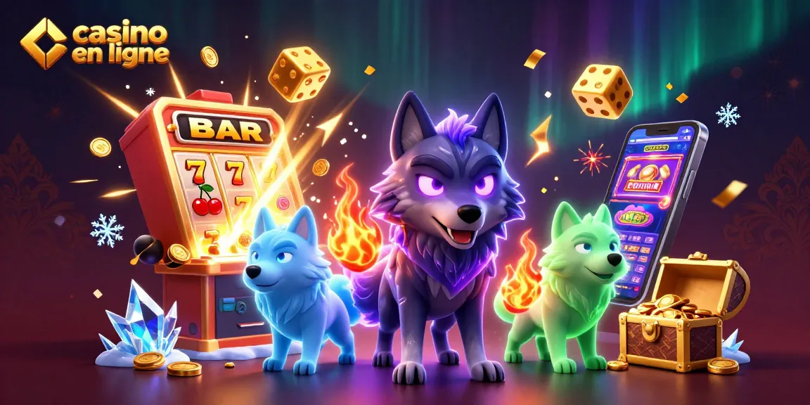 Jouez à des jeux captivants dans le casino en ligne avec une ambiance d'énergie spectrale et des machines à sous.