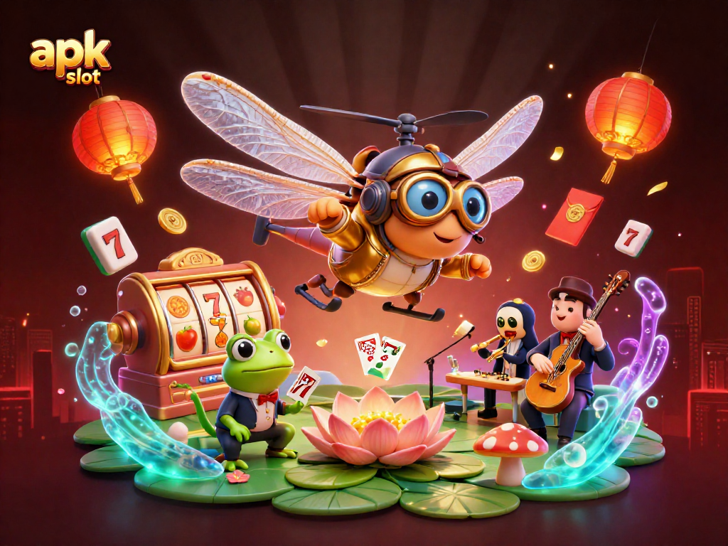 Menangkan apk slot dengan suasana kasino yang ceria dan elemen perjudian menarik.