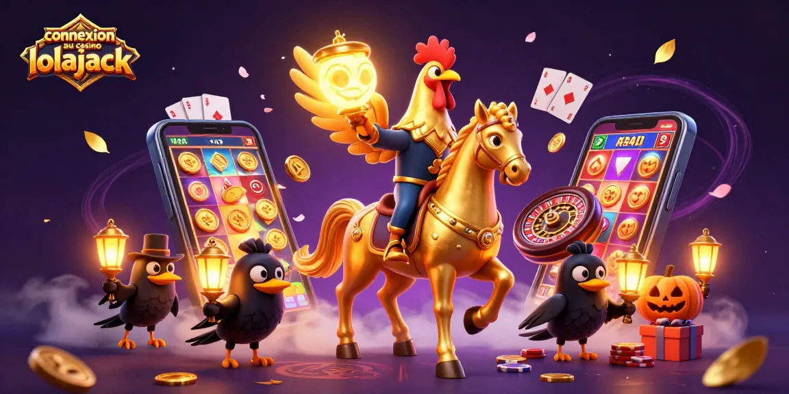 Experience the thrill of connexion au casino lolajack with this captivating 3D scene featuring exciting gaming elements.