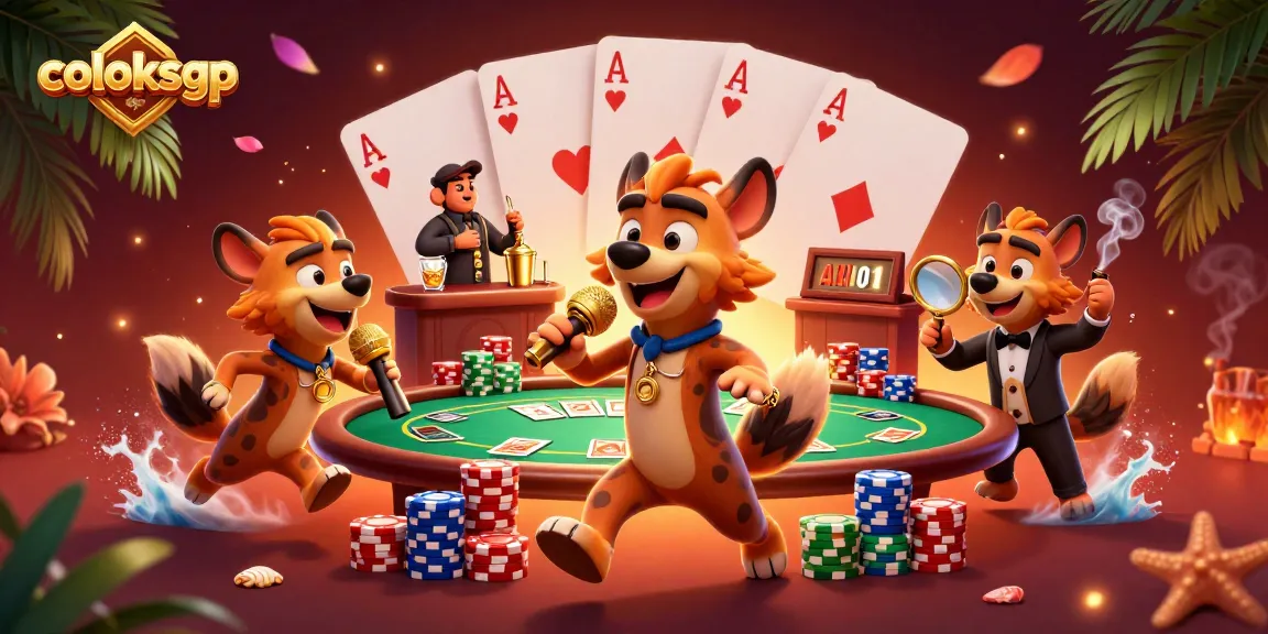 Coloksgp menampilkan hyena lucu di kasino komedi, menciptakan pengalaman bermain yang unik.