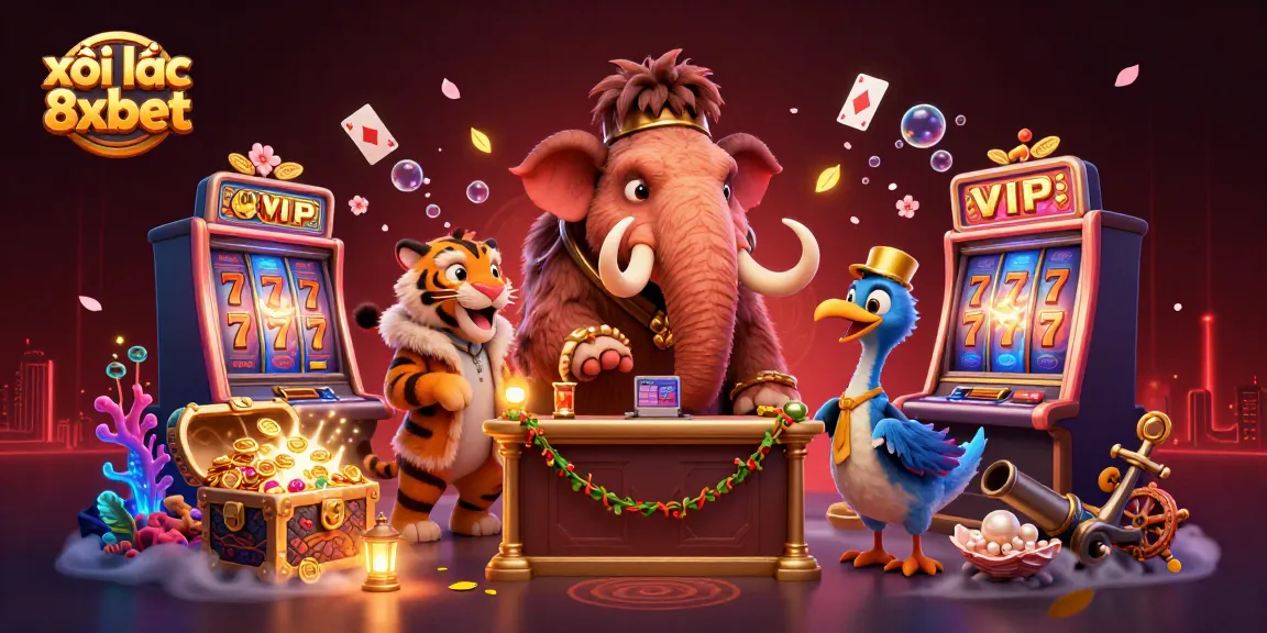 Bet big at xôi lạc 8xbet with a lavish casino scene showcasing the excitement of gambling.